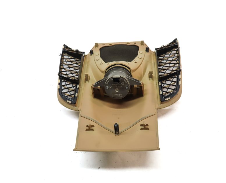 Thumbnail 6: 2013 PORSCHE CAYENNE (958) FRONT CENTER DASH SPEAKER COVER w/ CLOCK (BEIGE)