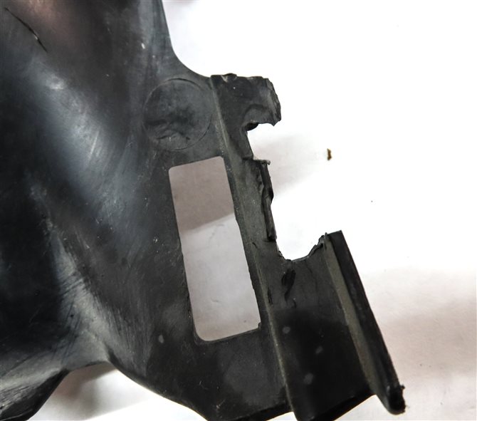 Thumbnail 9: 11-14 PORSCHE CAYENNE S 958 LEFT FRONT DRIVER LOWER BUMPER GRILLE TRIM (BLACK)