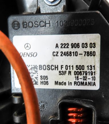 Thumbnail 8: 2015-2020 MERCEDES B CLA GLA (W242 W246 C117 X156) FRONT HEATER A/C BLOWER MOTOR