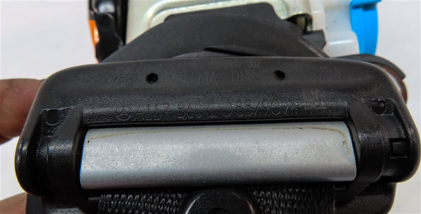 Thumbnail 5: 14-20 MERCEDES CLA GLA CLASS (C117 X156) LEFT DRIVER SEATBELT RETRACTOR (BLACK)