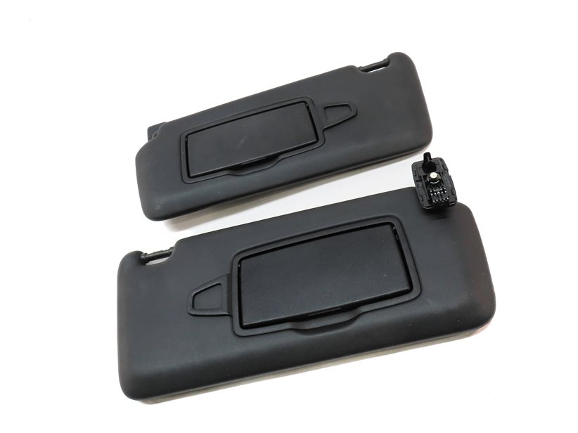 Thumbnail 3: 14-20 MERCEDES CLA GLA CLASS (C117 X156) FRONT LEFT & RIGHT SUNVISOR SET (BLACK)
