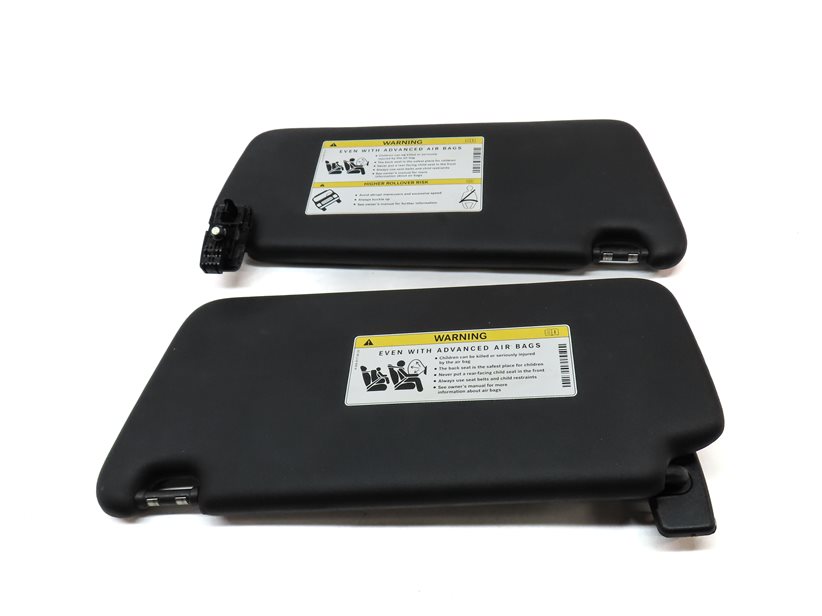 Thumbnail 5: 14-20 MERCEDES CLA GLA CLASS (C117 X156) FRONT LEFT & RIGHT SUNVISOR SET (BLACK)