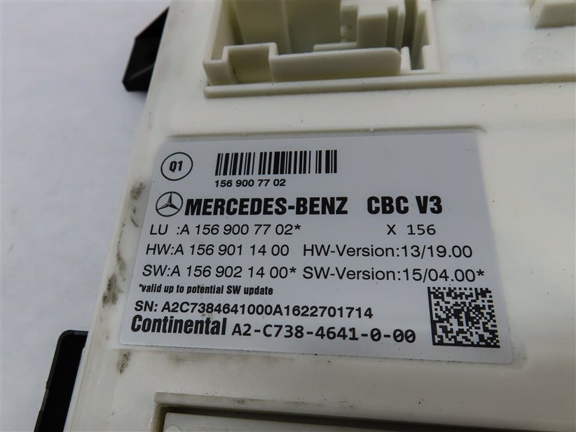Thumbnail 4: 16-20 MERCEDES B CLA GLA (C117 W246 X156) FRONT SIGNAL ACQUISITION MODULE SAM