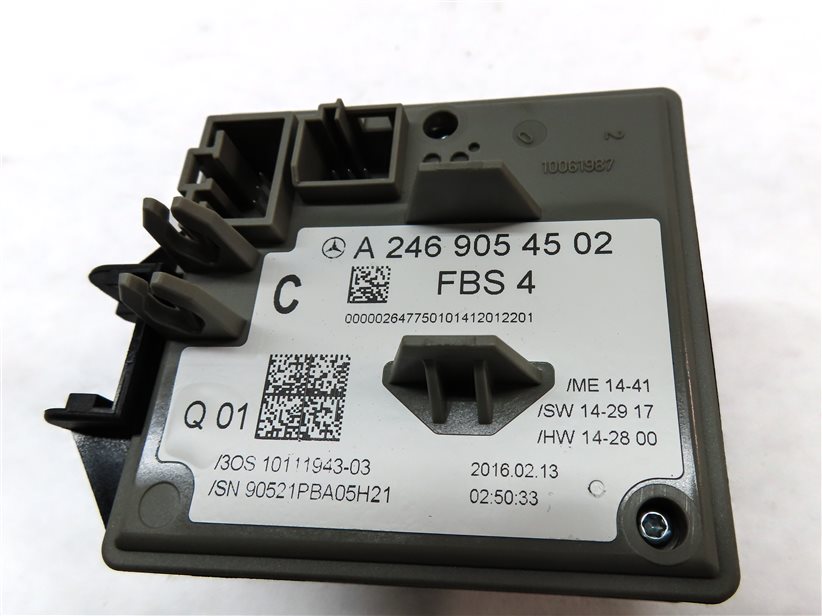 Thumbnail 5: 2016-2017 MERCEDES B250 CLA GLA (C117 W242 X156) IGNITION SWITCH MODULE