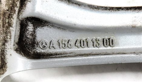 Thumbnail 4: 15-17 MERCEDES GLA250 (X156) 18x7 ALUMINUM ALLOY 5-DOUBLE SPOKE WHEEL RIM 