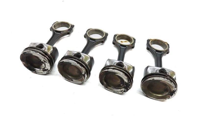 2014-2020 MERCEDES CLA250 (C117) 2.0L M270 TURBO ENGINE PISTON w/ ROD SET-4