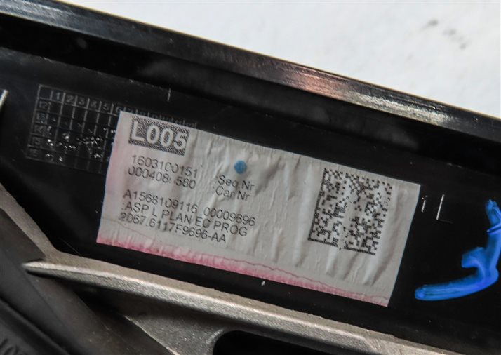 Thumbnail 8: 15-20 MB GLA X156 FRONT LEFT DRIVER AUTODIM HEAT MEMORY DOOR MIRROR (BLACK)