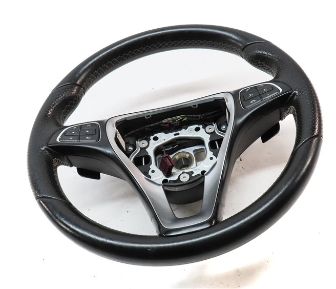 Thumbnail 3: 15-20 MERCEDES B GLA CLASS (W242 X156) 3-SPOKE STEERING WHEEL w/ SHIFT PADDLES