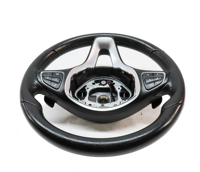 Thumbnail 4: 15-20 MERCEDES B GLA CLASS (W242 X156) 3-SPOKE STEERING WHEEL w/ SHIFT PADDLES