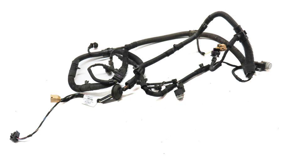 Thumbnail 1: 2018 AUDI Q3 (8U) REAR PARK ASSIST PDC SENSOR SET/4 w/ HARNESS (SILVER)