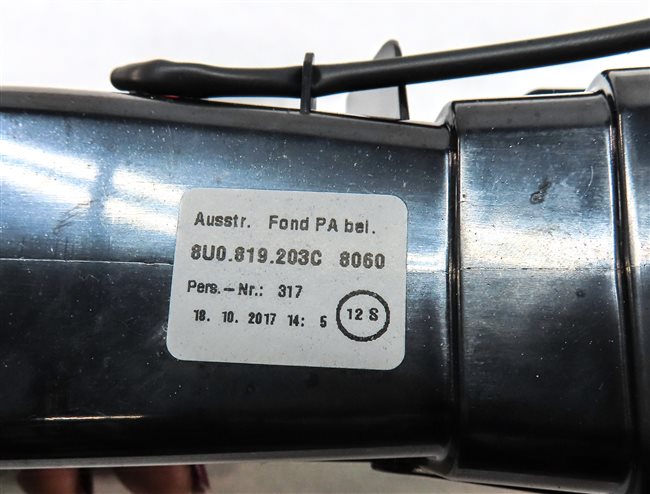 Thumbnail 7: 2018 AUDI Q3 (8U) REAR HEAT HEATER AIR AC HVAC VENT (BLACK)