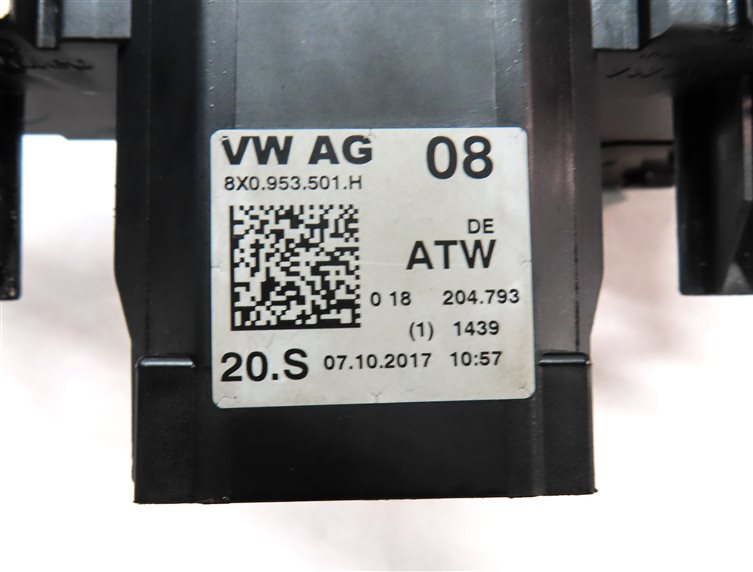 Thumbnail 7: 2015-2018 AUDI Q3 (8U) STEERING COLUMN BLINKER WIPER CRUISE COMBINATION SWITCH