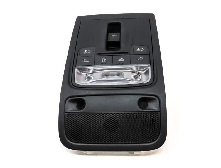 Thumbnail 2: 2018 AUDI Q3 (8U) FRONT OVERHEAD DOME LIGHT LAMP w/SUNROOF SWITCHES (BLACK)