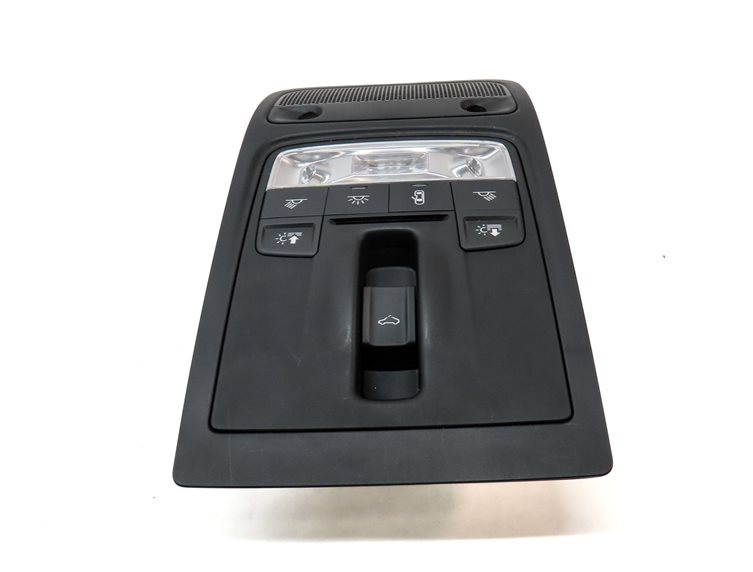 Thumbnail 5: 2018 AUDI Q3 (8U) FRONT OVERHEAD DOME LIGHT LAMP w/SUNROOF SWITCHES (BLACK)
