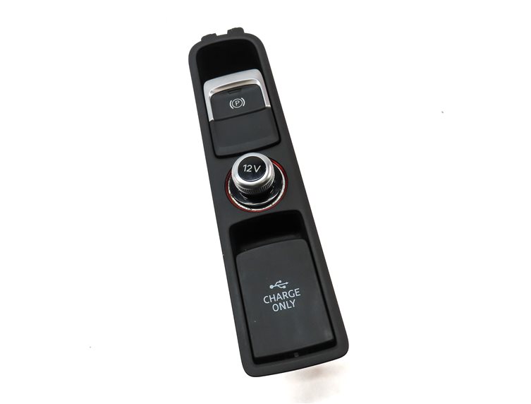 Thumbnail 3: 2018 AUDI Q3 (8U) ELECTRONIC EMERGENCY PARK PARKING BRAKE 12V OUTLET PANEL