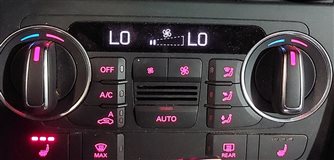 Thumbnail 2: 2017-2018 AUDI Q3 (8U) FRONT HEATER A/C TEMPERATURE CONTROL PANEL (HEATED SEAT)