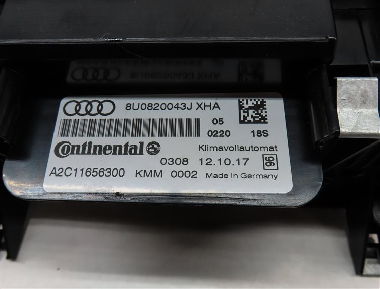 Thumbnail 7: 2017-2018 AUDI Q3 (8U) FRONT HEATER A/C TEMPERATURE CONTROL PANEL (HEATED SEAT)