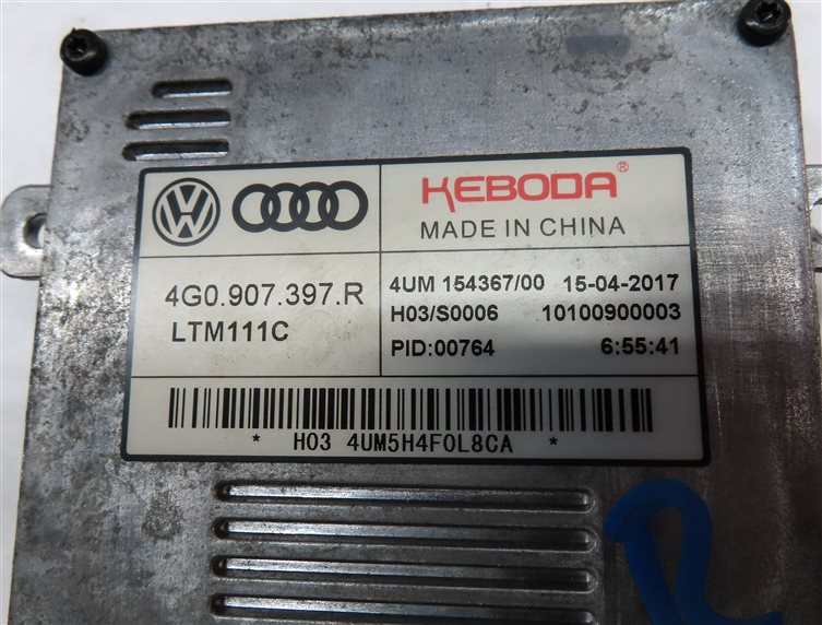 Thumbnail 4: 2018 AUDI Q3 (8U) FRONT RIGHT PASSENGER HEADLIGHT HEAD LIGHT LAMP BALLAST MODULE