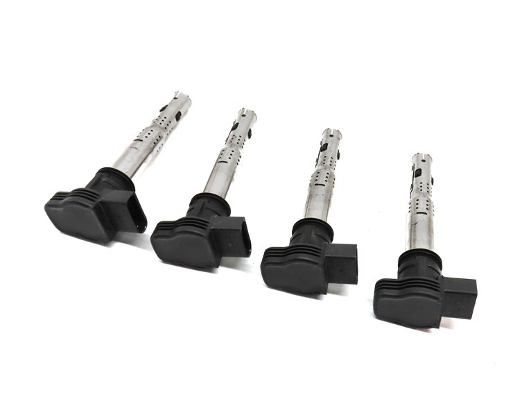Thumbnail 1: 07-17 AUDI A3 A4 S4 A5 S5 A6 Q3 Q5 R8 TT BEETLE JETTA - 2.0L IGNITION COIL SET 4