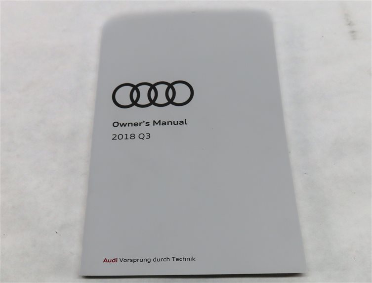 Thumbnail 10: 2018 AUDI Q3 (8U) 2.0L TURBO (CCTA) ENGINE OWNER'S MANUAL BOOKLET SET/8 w/CASE
