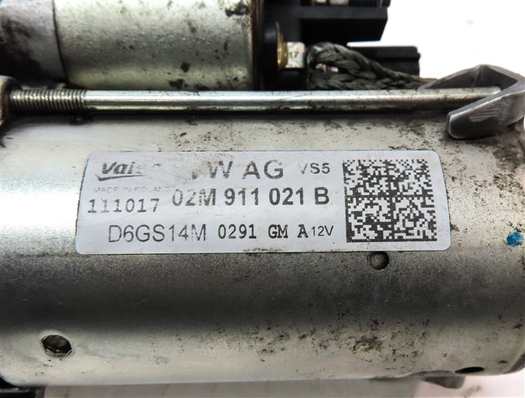 Thumbnail 7: 10-18 VW GOLF JETTA PASSAT TIGUAN AUDI TT Q3 (MK2 8U) 2.0L ENGINE STARTER MOTOR