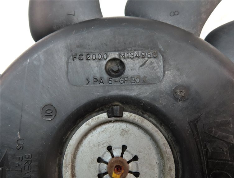 Thumbnail 5: 16-18 AUDI A6 Q3 (C7 8U) 2.0L TURBO ENGINE RADIATOR COOLING FAN MOTOR & BLADE