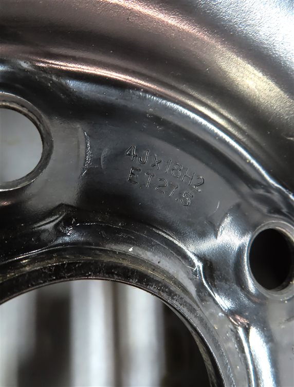 Thumbnail 6: 2015-2018 AUDI Q3 (8U) 18x4 SPARE TIRE WHEEL RIM (STEEL)