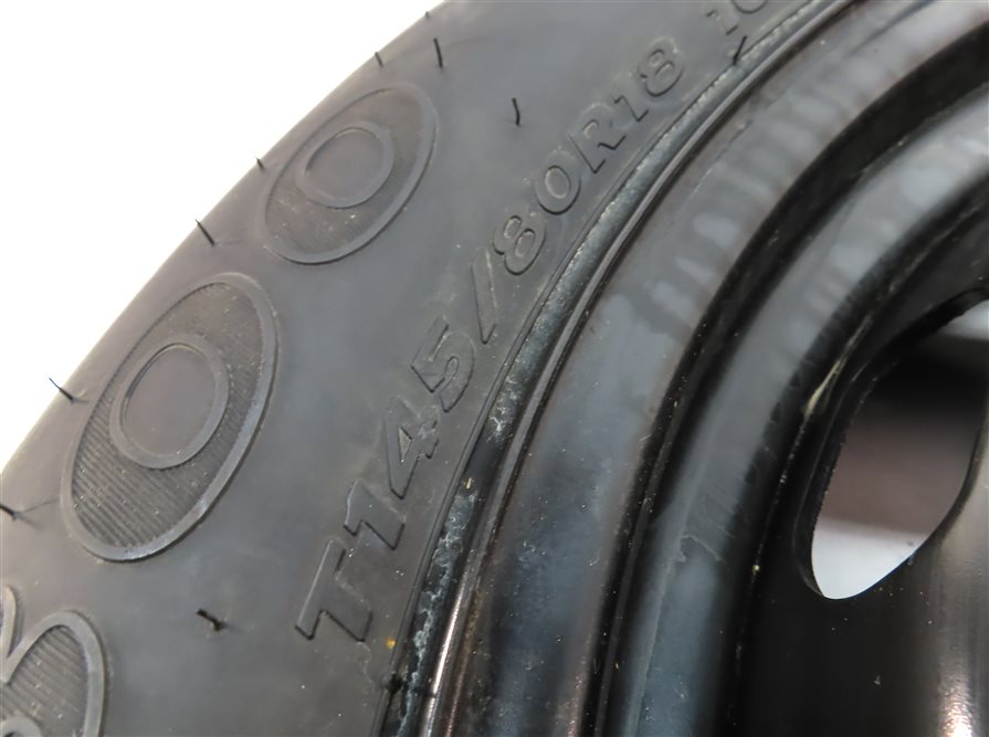 Thumbnail 7: 2015-2018 AUDI Q3 (8U) 18x4 SPARE TIRE WHEEL RIM (STEEL)