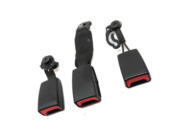 Thumbnail 3: 2013 BMW X5 (E70) REAR 2ND ROW LEFT/CENTER/RIGHT SEATBELT BUCKLE RECEIVER SET