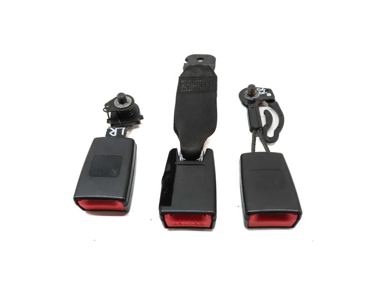Thumbnail 4: 2013 BMW X5 (E70) REAR 2ND ROW LEFT/CENTER/RIGHT SEATBELT BUCKLE RECEIVER SET