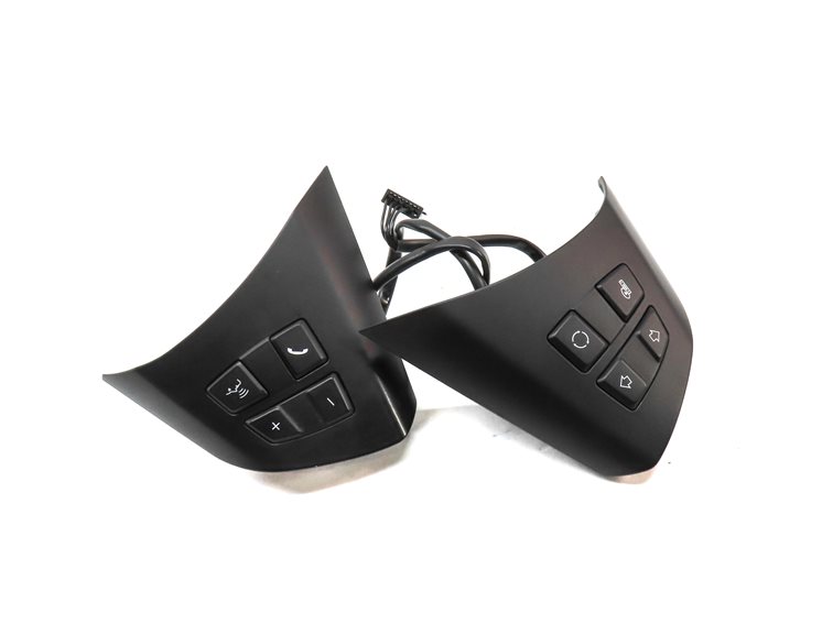 Thumbnail 2: 2013 BMW X5 (E70) DRIVER LEFT & RIGHT PHONE RADIO CONTROL SWITCH BUTTON SET