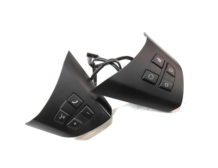 Thumbnail 3: 2013 BMW X5 (E70) DRIVER LEFT & RIGHT PHONE RADIO CONTROL SWITCH BUTTON SET