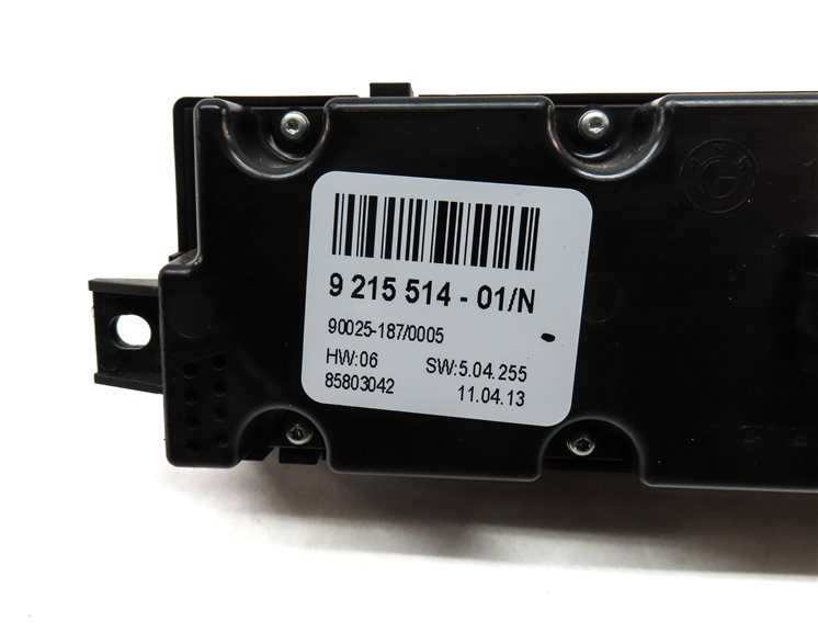 Thumbnail 7: 2007-2013 BMW X5 (E70) REAR CONSOLE HEATER A/C CLIMATE TEMPERATURE CONTROL PANEL