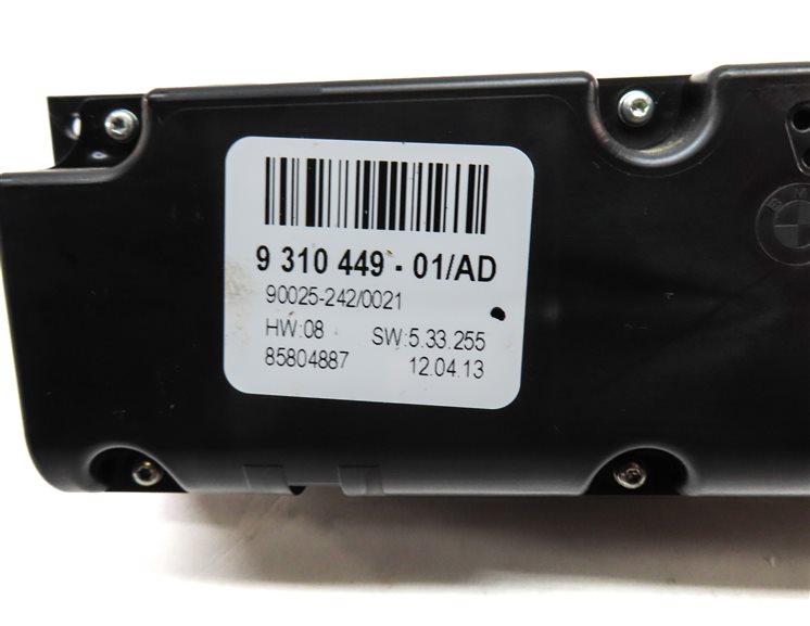 Thumbnail 7: 2007-2014 BMW X5 X5M X6 X6M (E70 E71) FRONT HEATER A/C TEMPERATURE CONTROL PANEL