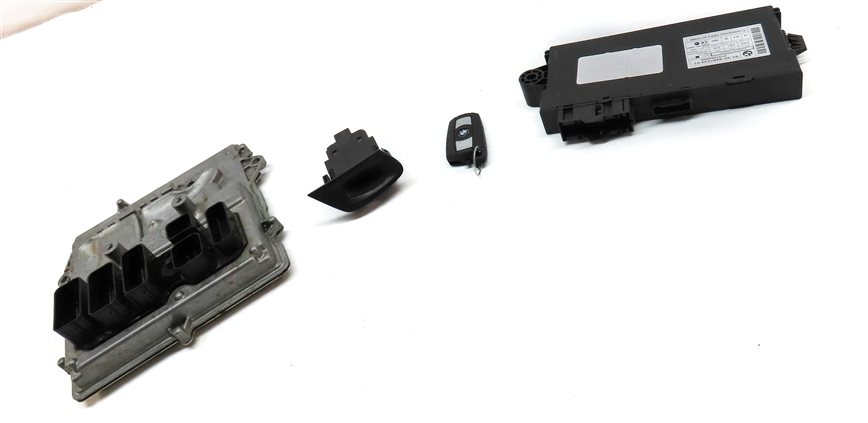 Thumbnail 3: 2013 BMW X5 (E70) 3.0L TURBO (N55) ENGINE ECM DME CAS MODULE SET