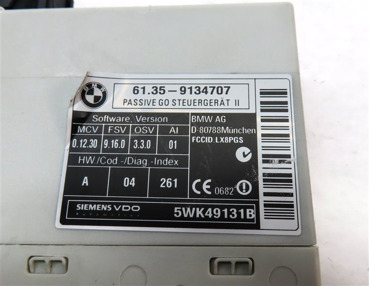 Thumbnail 4: 2007-2014 BMW 528i 535i 550i X5 X5M X6M (E60 E70 E71) KEYLESS PASSIVE GO MODULE