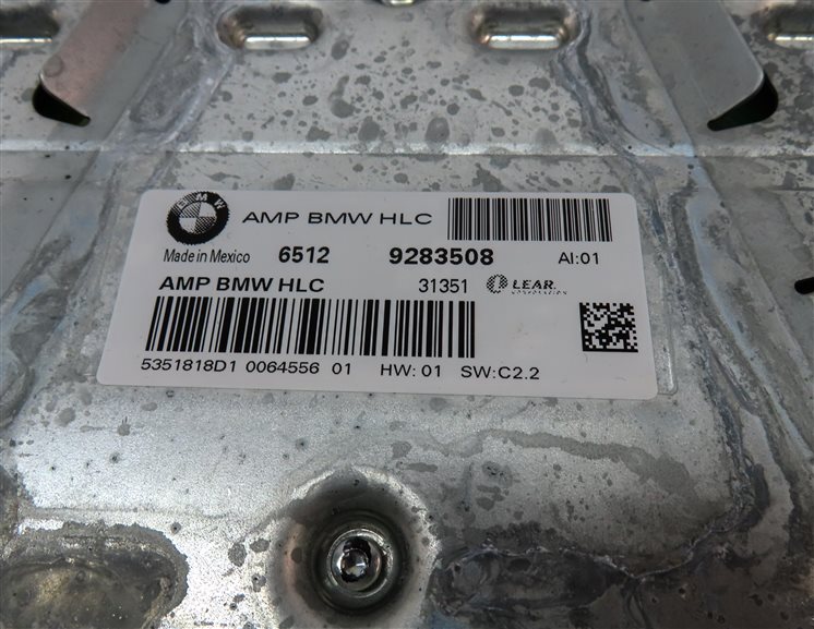 Thumbnail 5: 2011-2013 BMW X5 X5M (E70 E71) RADIO STEREO MEDIA AUDIO AMP AMPLIFIER (LEAR)