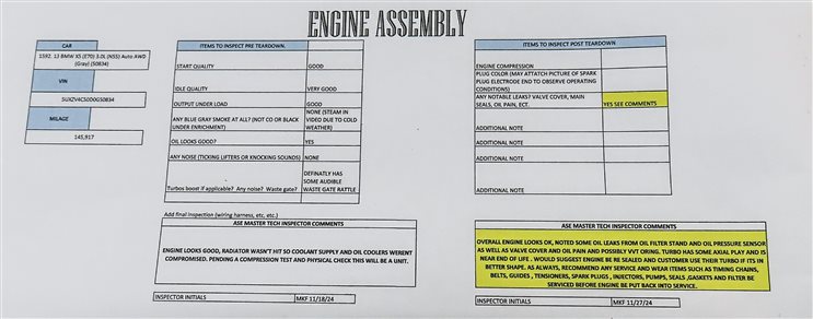 Thumbnail 8: 2012-2014 BMW X5 X6 (E70 E71) 3.0L N55 ENGINE ASSEMBLY ASE TESTED (145k)