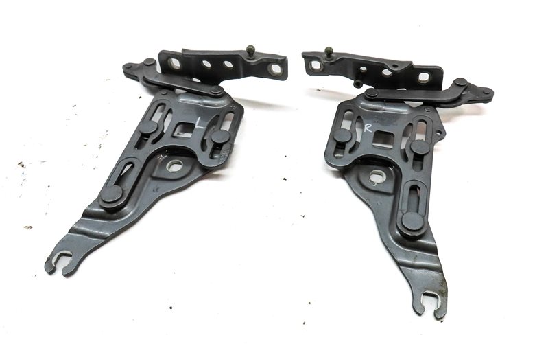 2007-2014 BMW X5 X6 X6M (E70 E71) FRONT HOOD LID HINGE SET/2 (GRAY)