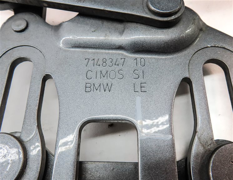 Thumbnail 8: 2007-2014 BMW X5 X6 X6M (E70 E71) FRONT HOOD LID HINGE SET/2 (GRAY)