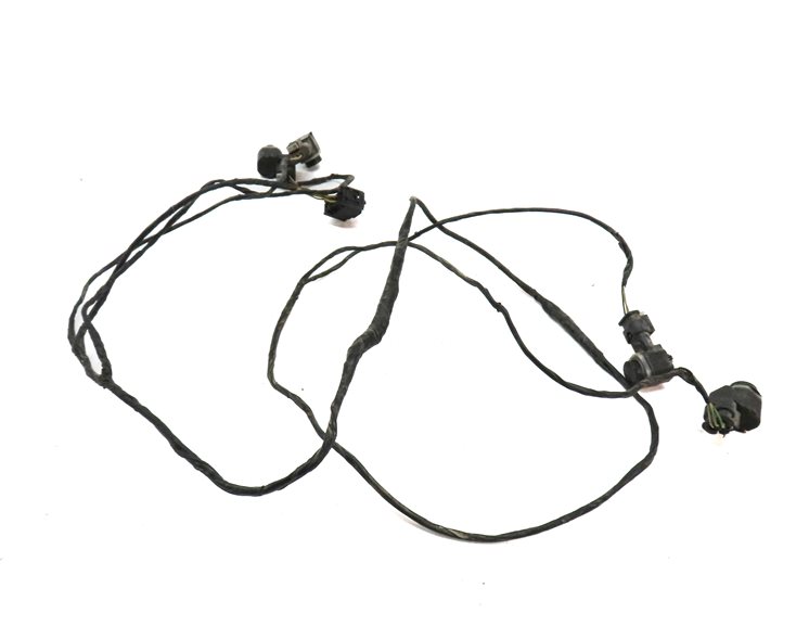13 BMW X5 E70 FRONT PARK ASSIST PDC DISTANCE CONTROL SENSOR SET w/HARNESS (GRAY)