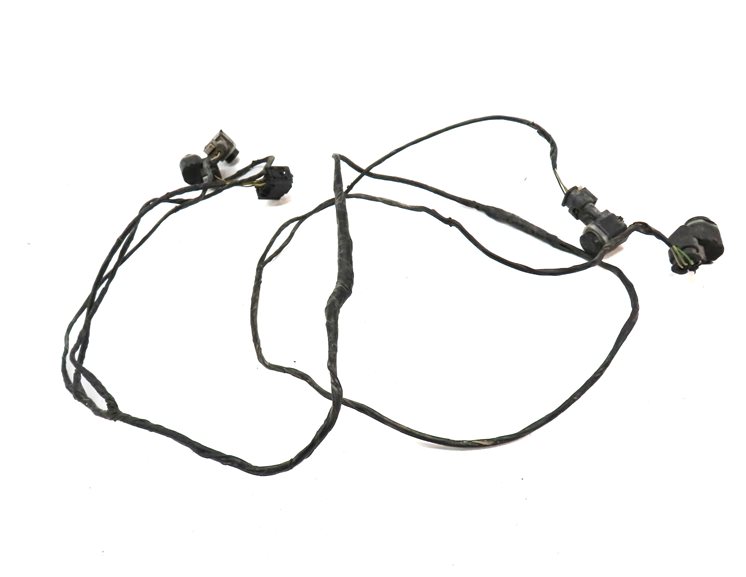 Thumbnail 2: 13 BMW X5 E70 FRONT PARK ASSIST PDC DISTANCE CONTROL SENSOR SET w/HARNESS (GRAY)