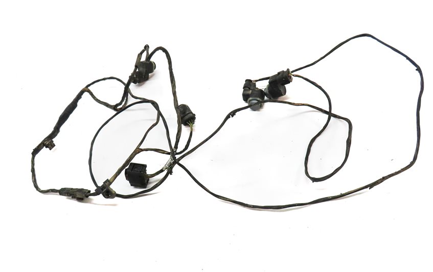Thumbnail 2: 13 BMW X5 E70 REAR PARK ASSIST PDC DISTANCE CONTROL SENSOR SET w/HARNESS (GRAY)