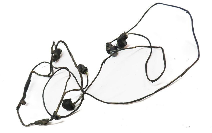 Thumbnail 3: 13 BMW X5 E70 REAR PARK ASSIST PDC DISTANCE CONTROL SENSOR SET w/HARNESS (GRAY)