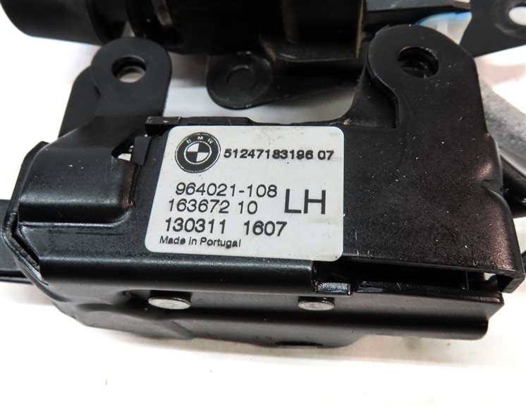 Thumbnail 6: 2013 BMW X5 (E70) REAR TRUNK TAILGATE HATCH RELEASE LEVER LOCK LATCH SET w/CABLE
