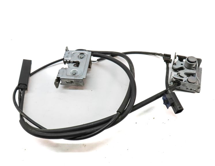 Thumbnail 2: 2013 BMW X5 (E70) FRONT LEFT & RIGHT LOWER HOOD BONNET LOCK LATCH SET/2 w/CABLES