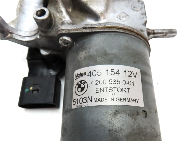 Thumbnail 6: 2007-2014 BMW X5 X5M X6 X6M (E70 E71) FRONT WINDSHIELD WIPER MOTOR