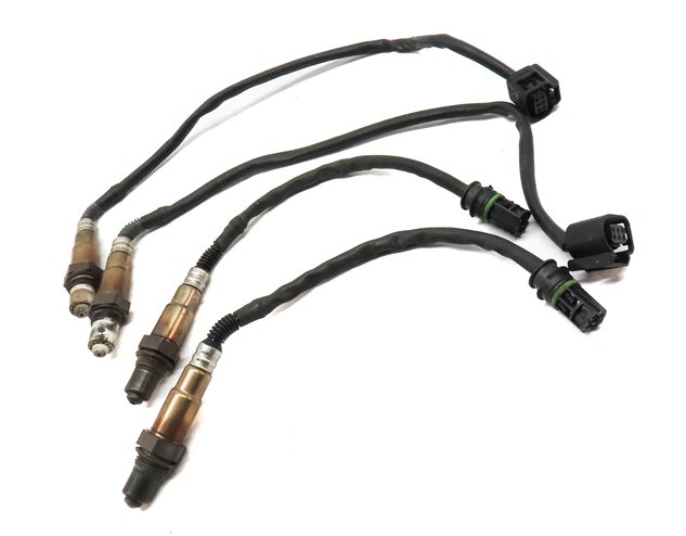 Thumbnail 3: 12 BMW X6 M X6M ///M (E71) 4.4L (S63) ENGINE PRE/POST CAT OXYGEN O2 SENSOR SET/4