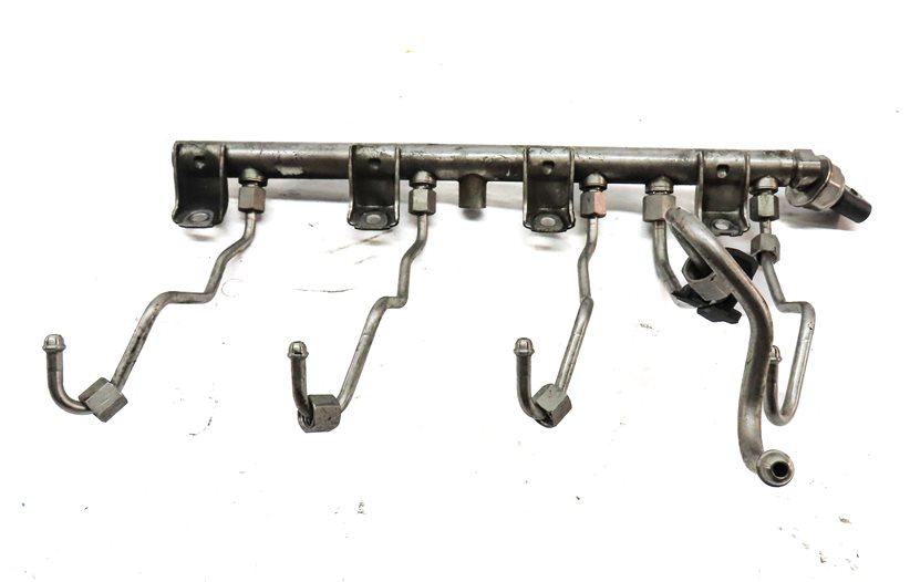 Thumbnail 6: 12 BMW X6 M X6M ///M (E71) 4.4L S63 LEFT & RIGHT FUEL RAIL SET w/LINES & SENSORS