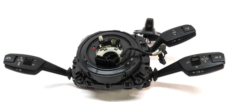 Thumbnail 4: 10-14 BMW X6M E70 STEERING COLUMN WIPER CRUISE BLINKER COMBINATION SWITCH